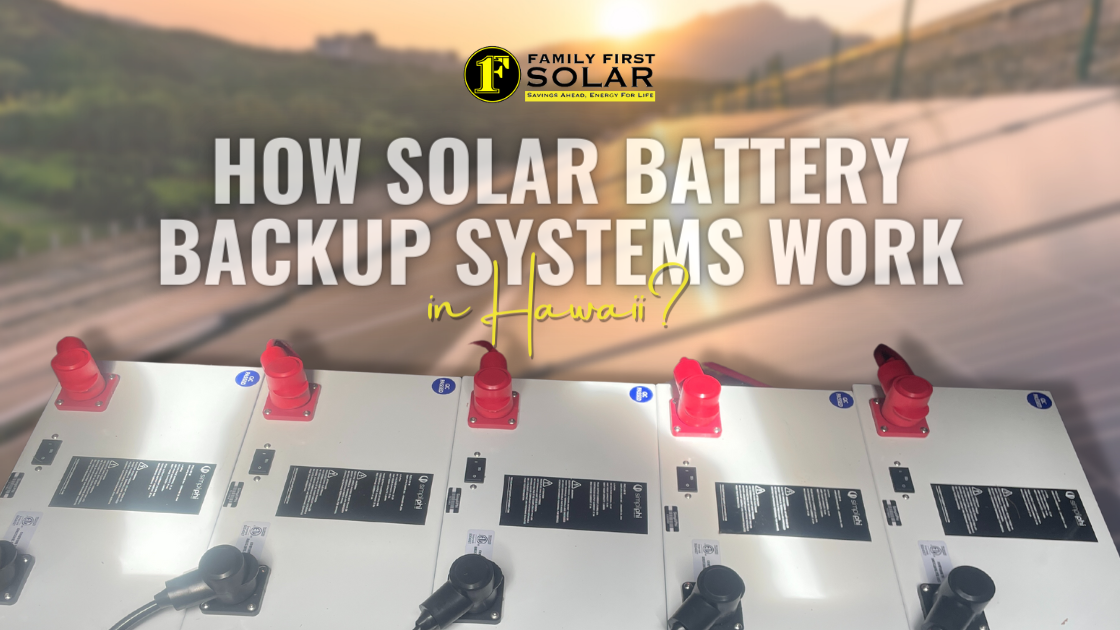 How Do Solar Batteries Work | Why Use Solar Battery Backup in Hawaii